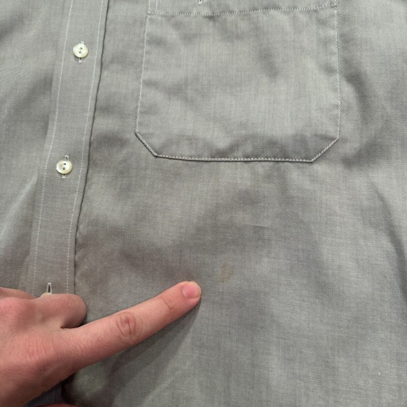 Eton Shirt Mens Extra Large Gray Etastar Long Sleeve Button Up Minimal Adult - Picture 4 of 11